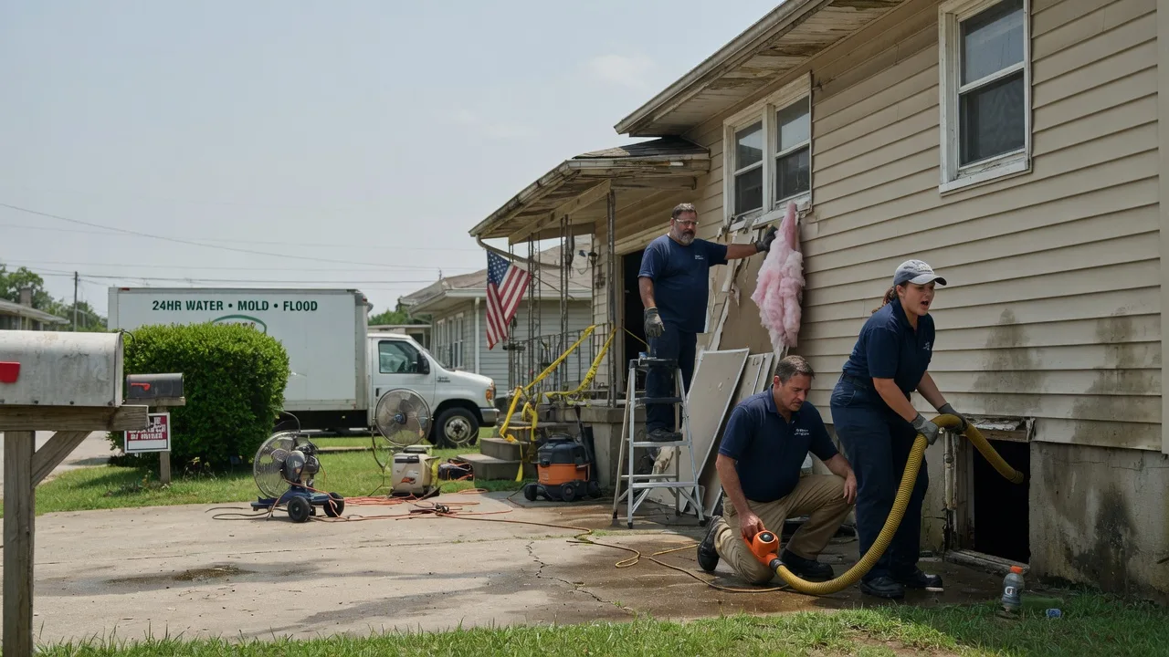 Water Damage Repair in Sarepta, LA near me